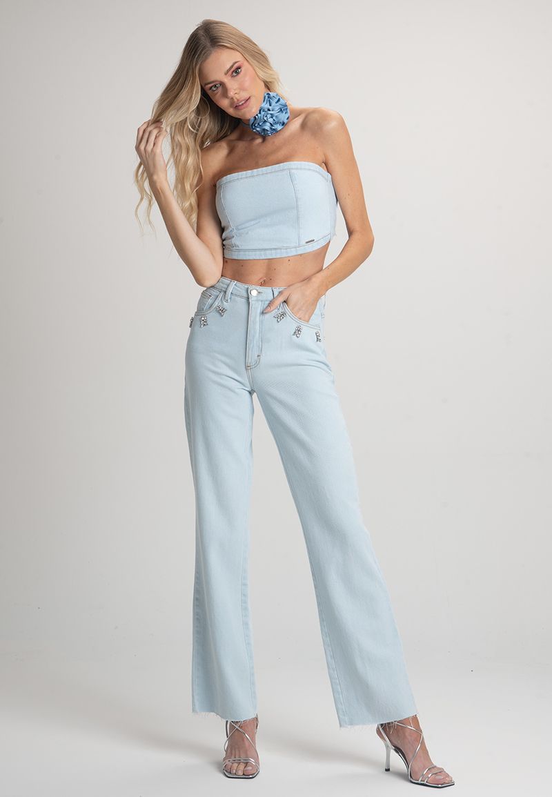 Calça jeans marca store trama